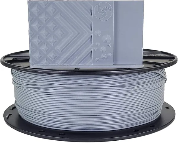 3D Fuel 3D-Fuel Standard PLA+ Filament for 3D Printing, Made in The USA, 3D Printer Filament, Dimensional Accuracy +/-, 1 kg Spool, Industrial Gray