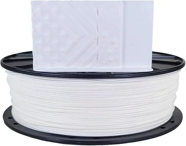 3D Fuel 3D-Fuel Standard PLA+ Filament for 3D Printing, Made in The USA, 3D Printer Filament, Dimensional Accuracy +/-, 1 kg Spool, Snow White