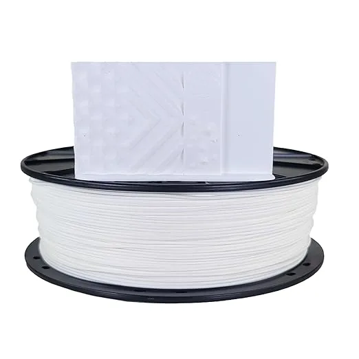 3D Fuel 3D-Fuel Tough Pro PLA+ Filament for 3D Printing, Made in The, Snow White