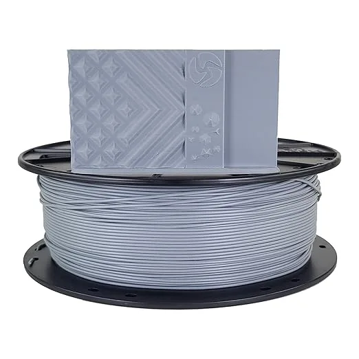 3D Fuel 3D-Fuel Tough Pro PLA+ Filament for 3D Printing, Made in, Industrial Gray