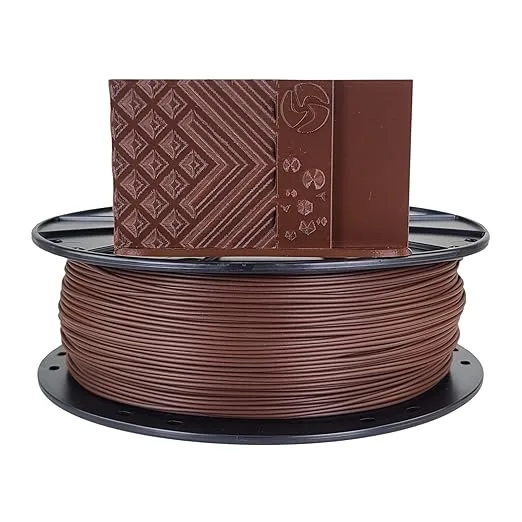 3D Fuel 3D-Fuel 3D Filament High Temp Tough Pro PLA+ Chocolate Brown, 1 kg +/- Tolerance, Made in USA, Easy to Print and Works with Most 3D Printer Brands