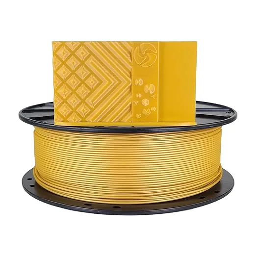 3D Fuel 3D-Fuel Tough Pro PLA+ Filament for 3D Printing, Made in, Metallic Gold