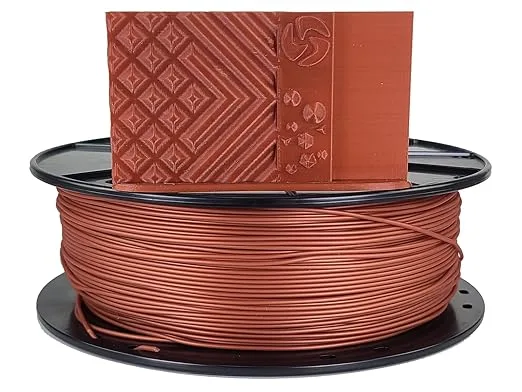3D Fuel 3D-Fuel Tough Pro PLA+ Filament for 3D Printing, Made in, Metallic Copper