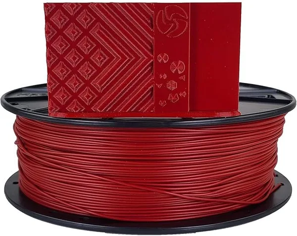 3D Fuel 3D-Fuel Standard PLA+ Filament for 3D Printing, Made in The USA, 3D Printer Filament, Dimensional Accuracy +/-, 1 kg Spool, Iron Red