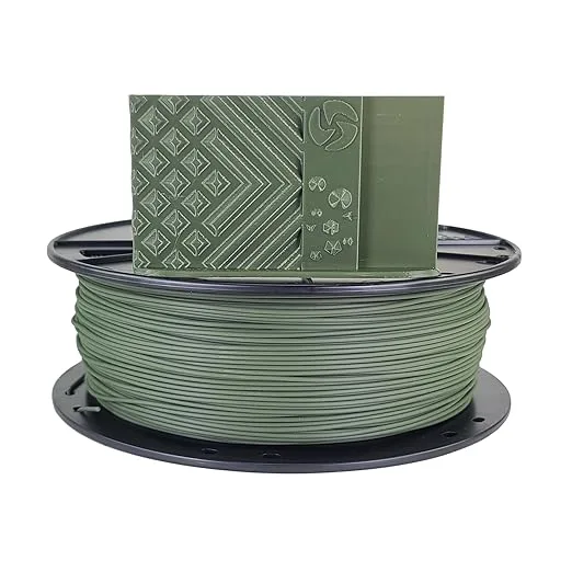 3D Fuel 3D-Fuel Tough Pro PLA+ Filament for 3D Printing, Made in The, Olive Green