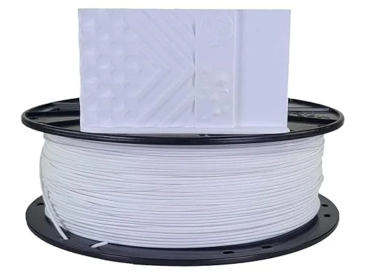 3D Fuel 3D-Fuel Tough Pro PLA+ Filament for 3D Printing, Made in, Brightest White
