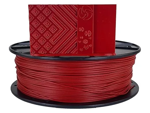 3D Fuel 3D-Fuel Tough Pro PLA+ Filament for 3D Printing, Made in The, Iron Red