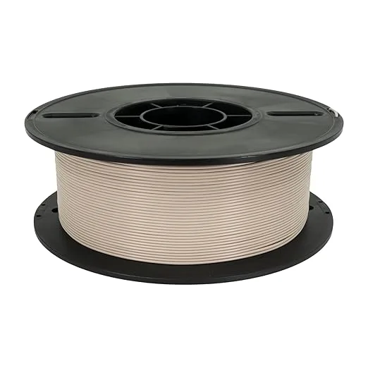 3D Fuel 3D-Fuel Tough Pro PLA+ Filament for 3D Printing, Made in the USA, Almond
