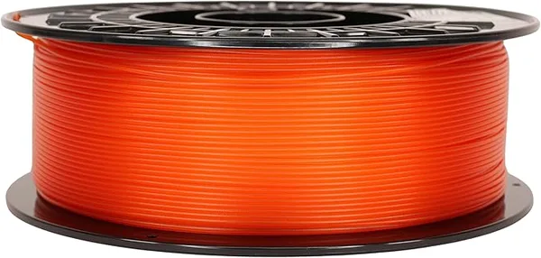 3D Fuel 3D-Fuel Tough Pro PCTG Filament for 3D Printing, Better Than PETG Filament, Made in The USA, Dimensional Accuracy +/-, 1 kg Spool,Transparent Signal Orange
