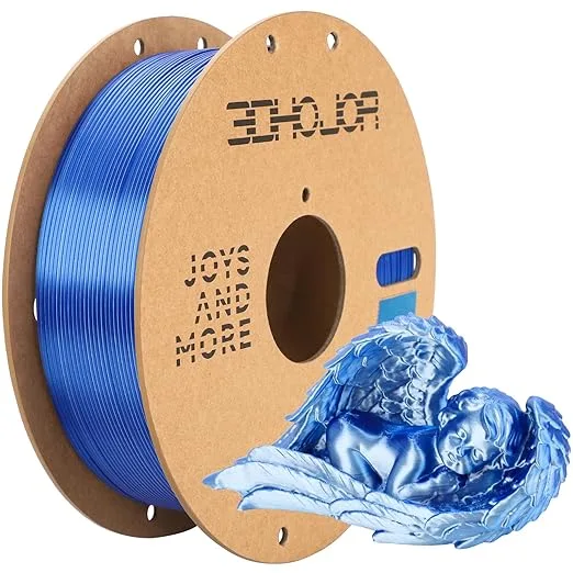3DHojor PLA Silk Blue Silver