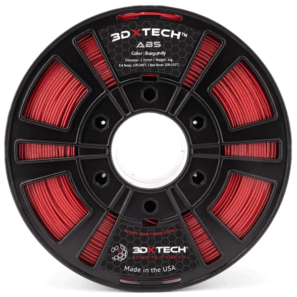 3DXTech ABS Burgundy