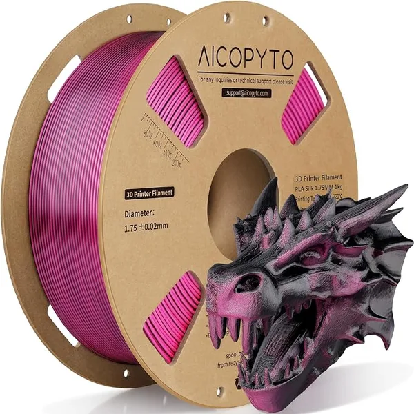 AICOPYTO PLA Silk Red Black