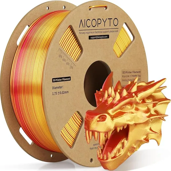 AICOPYTO PLA Silk Red Gold