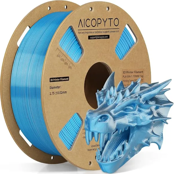 AICOPYTO PLA Silk Blue Silver