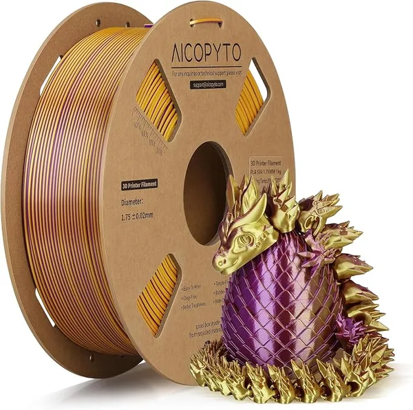 AICOPYTO PLA Silk Gold Purple