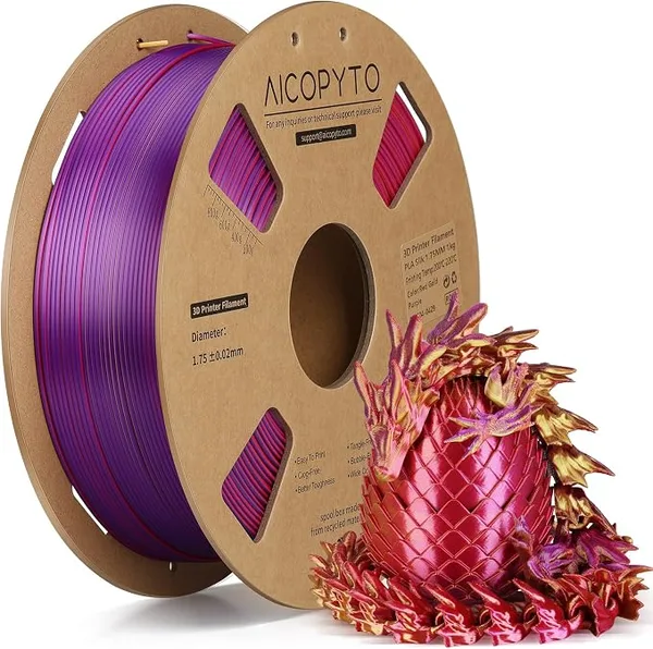AICOPYTO PLA Silk Red Gold Purple