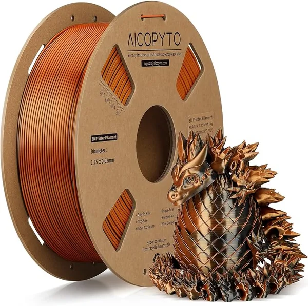 AICOPYTO PLA Silk Black Orange
