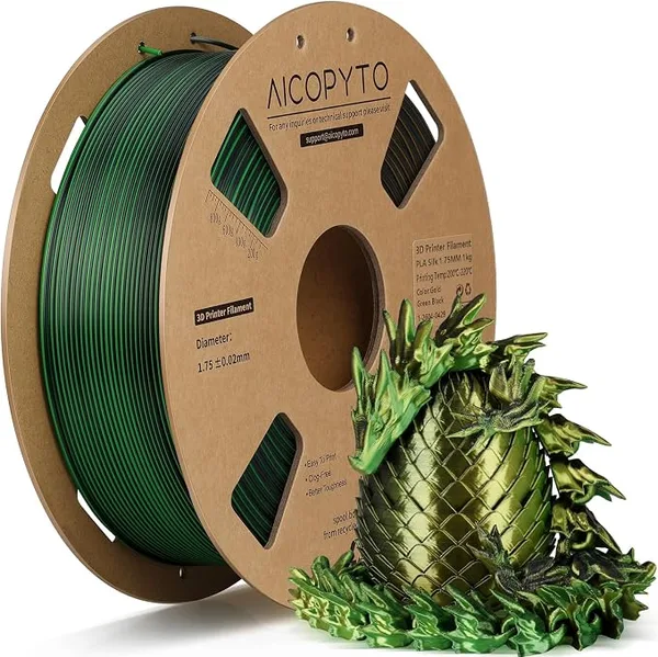 AICOPYTO PLA Silk Gold Green Black