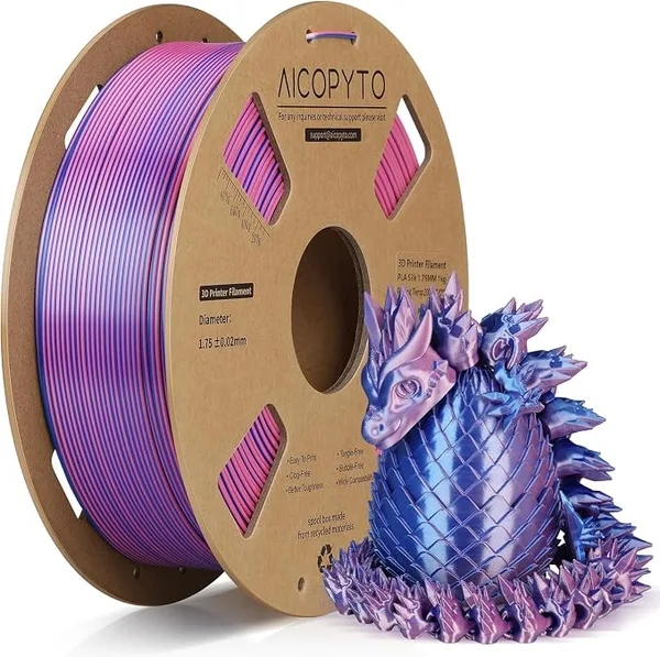 AICOPYTO PLA Silk Blue Pink