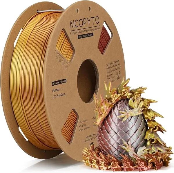AICOPYTO PLA Silk Gold Silver Copper
