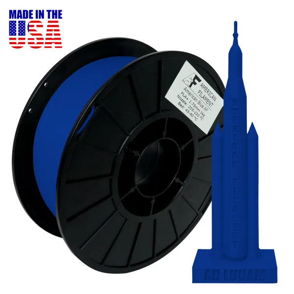 American Filament American Blue AF PLA+ Filament  Made in the USA!