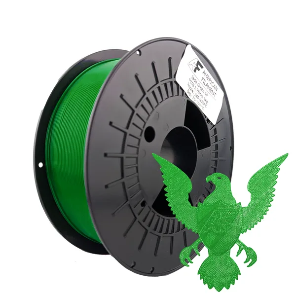 American Filament Transparent Jade Green AF PCTG Filament Made in the USA!