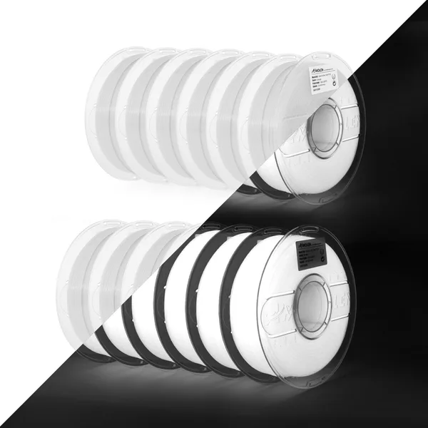 AMOLEN PLA Glow In the Dark Filament, Pack 12kg