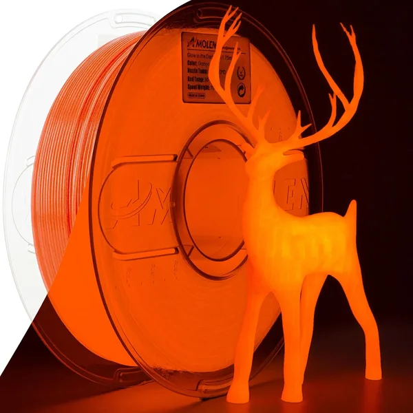 AMOLEN PLA Glow-in-the-Dark, 1KG/2.2LB