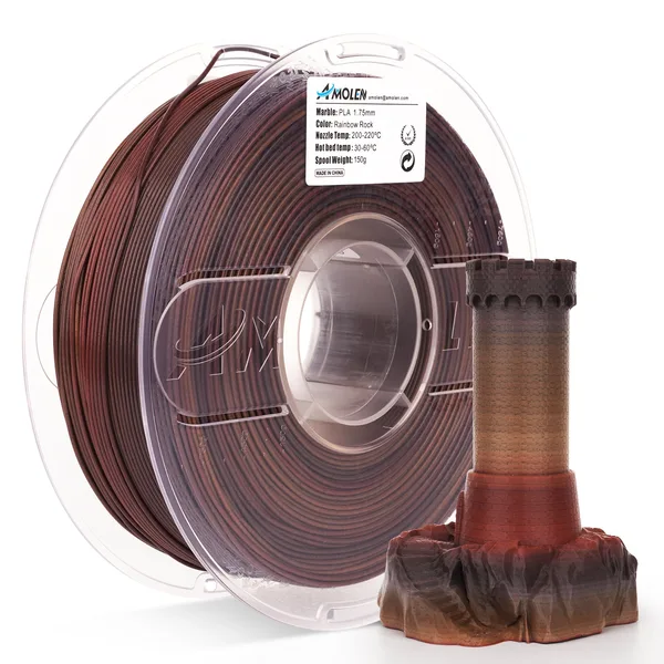 AMOLEN PLA Marble Rainbow