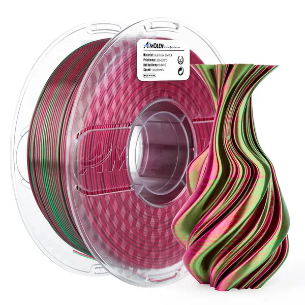 AMOLEN PLA Silk Red