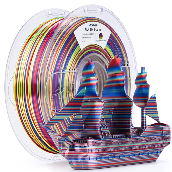 AMOLEN PLA Silk Red