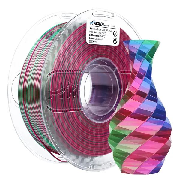 AMOLEN PLA Silk Red