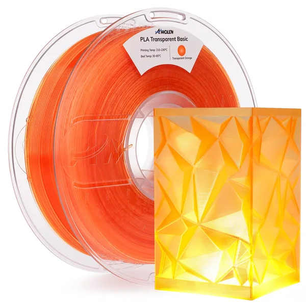 AMOLEN PLA Crystal-Transparent, 1KG/2.2LB