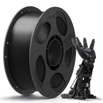 Anycubic ANYCUBIC PLA 3D Printer Filament, 3D Printing PLA Filament Dimensional Accuracy +/-, 1KG Reusable Spool (2.2 lbs), Black