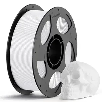 Anycubic ANYCUBIC PLA 3D Printer Filament, 3D Printing PLA Filament Dimensional Accuracy +/-, 1KG Reusable Spool (2.2 lbs), White