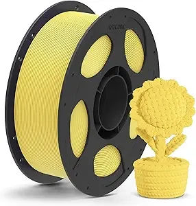 Anycubic ANYCUBIC Matte PLA Filament, 3D Printing PLA Filament Dimensional Accuracy +/-, 1KG Spool (2.2 lbs), Matte Yellow