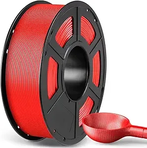 Anycubic ANYCUBIC ASA Filament, Weather & Heat Resistant, 3D Printer Filament Suitable for Printing Outdoor Functional Parts, Dimensional Accuracy +/-, 1KG Spool, Red