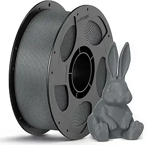 Anycubic ANYCUBIC PETG Filament, 3D Printer Filament, Dimensional Accuracy +/-, Exceptional Toughness, Print with Most FDM 3D Printers, 1KG Reusable Spool, Texture Gray