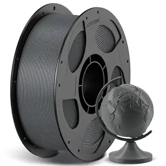 Anycubic ANYCUBIC High Speed 3D Printer Filament, Print Up to 10X Faster, Rapid PLA Filament with High Prints Quality, Dimensional Accuracy +/-, Fit Most FDM 3D Printers, 1KG Spool, Texture Grey