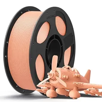 Anycubic Anycubic PLA 3D Printer Filament, Intelligent PLA Filament Enhanced Smart Printing, 3D Printing PLA Filament Dimensional Accuracy +/-, 1KG Reusable Spool (2.2 lbs), Peach Pink