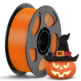 Anycubic ANYCUBIC PLA 3D Printer Filament, 3D Printing PLA Filament Dimensional Accuracy +/-, 1KG Spool (2.2 lbs), Vibrant Orange