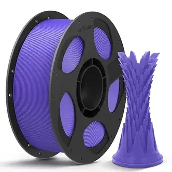 Anycubic ANYCUBIC PLA 3D Printer Filament, 3D Printing PLA Filament Dimensional Accuracy +/-, 1KG Reusable Spool (2.2 lbs), Purple