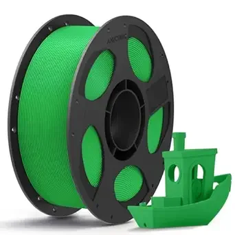 Anycubic ANYCUBIC PLA 3D Printer Filament, 3D Printing PLA Filament Dimensional Accuracy +/-, 1KG Reusable Spool (2.2 lbs), Green