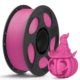 Anycubic ANYCUBIC PLA 3D Printer Filament, 3D Printing PLA Filament Dimensional Accuracy +/-, 1KG Reusable Spool (2.2 lbs), Magenta