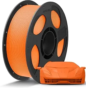 Anycubic ANYCUBIC PLA Plus (PLA+), 3D Printer Filament, High Toughness 3D Printing Filament, Dimensional Accuracy +/-, Print with Most FDM 3D Printers, 1KG Reusable Spool, Orange