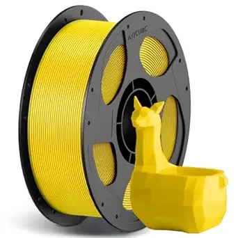 Anycubic ANYCUBIC High Speed 3D Printer Filament, Print Up to 10X Faster, Rapid PLA Filament with High Prints Quality, Dimensional Accuracy +/-, 1KG Reusable Spool, Vibrant Yellow