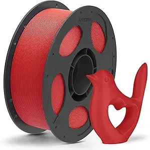 Anycubic ANYCUBIC Matte PLA Filament, 3D Printing PLA Filament Dimensional Accuracy +/-, 1KG Reusable Spool (2.2 lbs), Matte Red