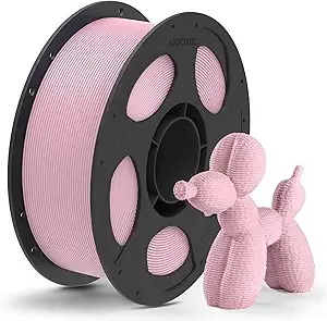 Anycubic ANYCUBIC Matte PLA Filament, 3D Printing PLA Filament Dimensional Accuracy +/-, 1KG Reusable Spool (2.2 lbs), Matte Sakura Pink
