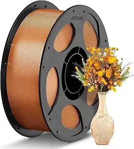 Anycubic ANYCUBIC PETG Filament, 3D Printer Filament, Translucent and Vibrant, Dimensional Accuracy +/-, Print with Most FDM 3D Printers, 1KG Reusable Spool, Semi-Clear Brown
