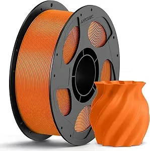 Anycubic ANYCUBIC PETG Filament, 3D Printer Filament, Dimensional Accuracy +/-, Exceptional Toughness, Print with Most FDM 3D Printers, 1KG Reusable Spool, Classic Orange